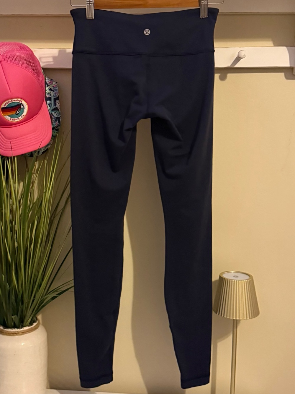 Lululemon Wunder Under Low-Rise Leggings  28" Inseam Midnight Navy Size 4 EUC